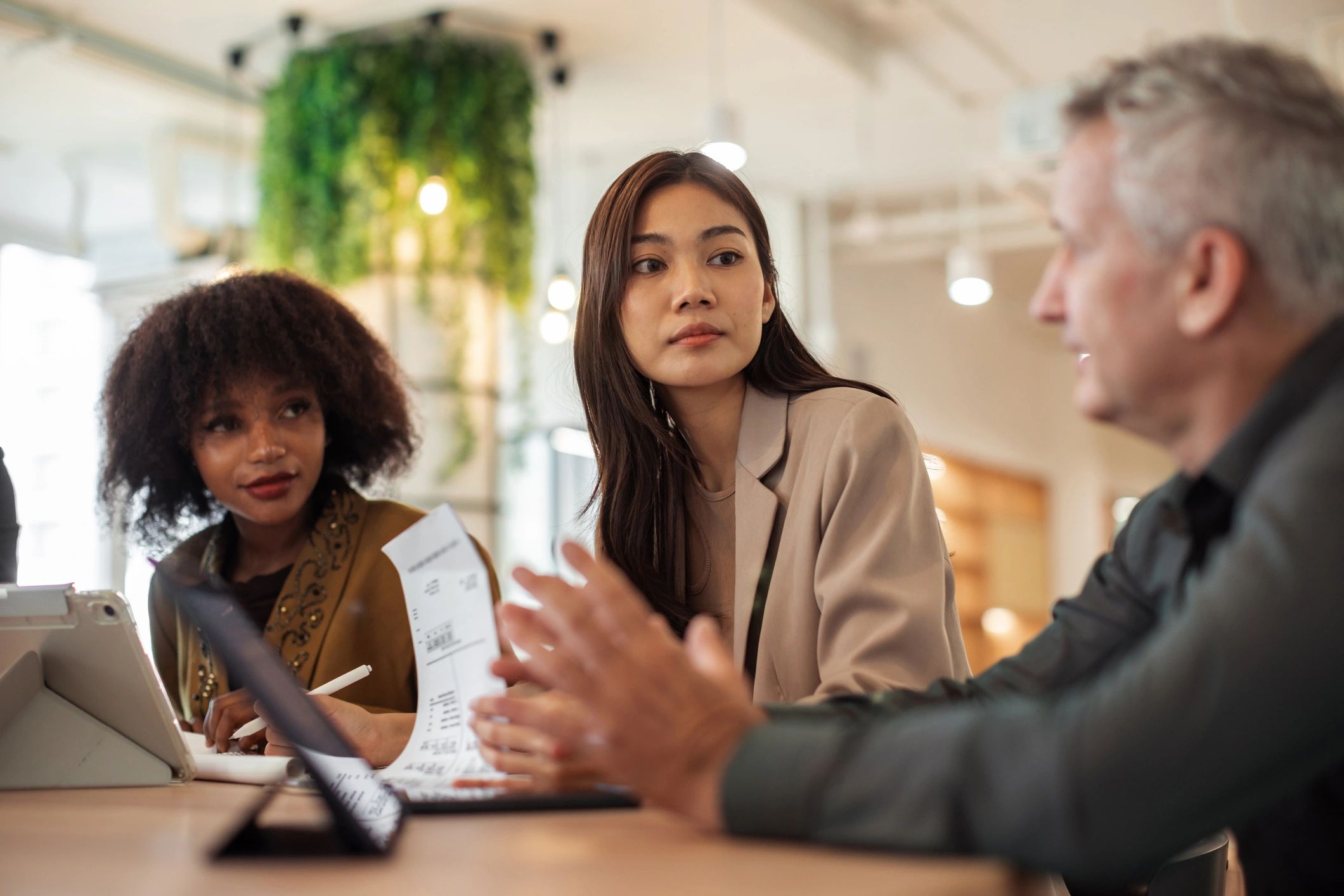 Business team meeting in an office