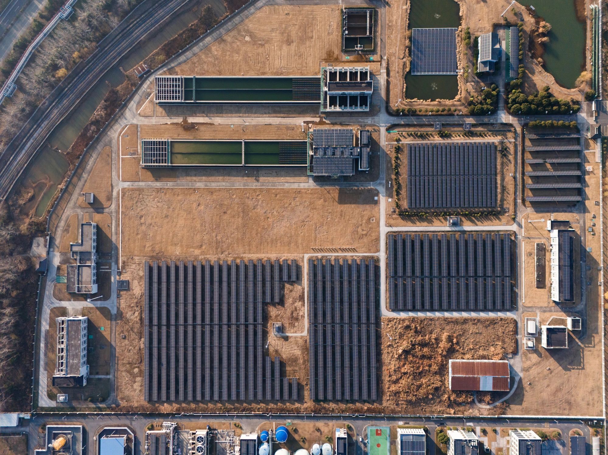 Solar panels representing energy efficiency and sustainability